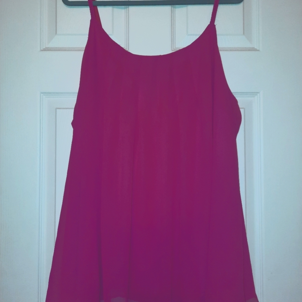 Spaghetti strap, flowy blouse Lane Bryant size 26